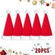 thumbnail image 1 of Decoración de mesa navideña, Mini sombrero de Papá Noel, vajilla, juego de cuchillos y tenedores, soportes de platería, decoraciones colgantes de Navidad, ajuste de mesa de Navidad, 1 of 4