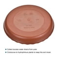 thumbnail image 3 of Uxcell 7" Plastic Wave Round Plant Pot Saucer Flower Drip Tray, Red 6 Pack, 3 of 5