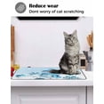 thumbnail image 6 of Large Induction Cooktop Protector Mat Cute Snowman Stove Top Covers for Electric Stove, Christmas Blue Winter Snowflakes Xmas Cartoon Decorative Stove Burner Cover Mats, Glass Top Stove Cover, 6 of 7