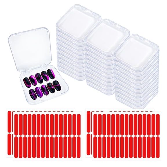 Artificial Nails Showcase Box Secure Display And Transport Case For Nail Artists