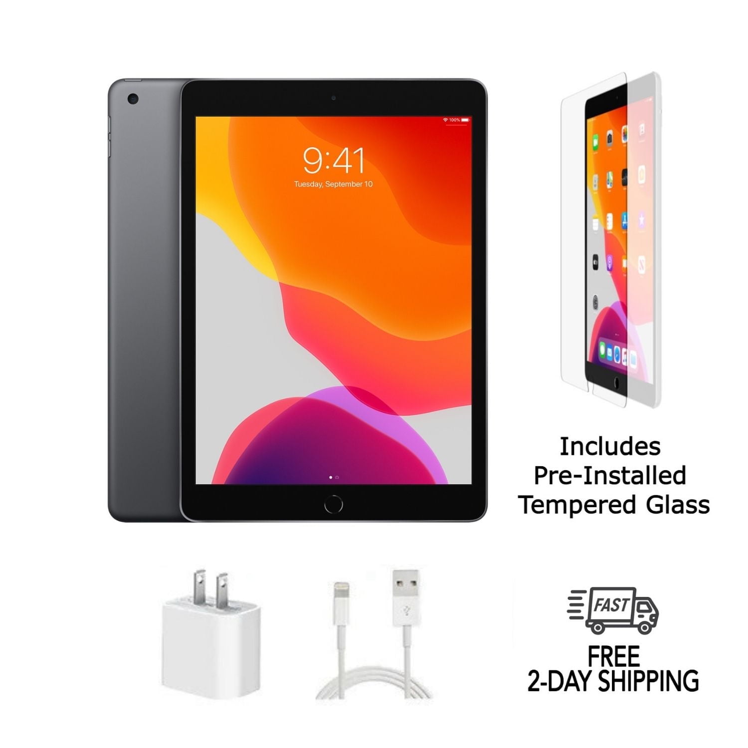 Pre-Owned Apple iPad 9th Gen A2603 (WiFi + Cellular Unlocked) 64GB