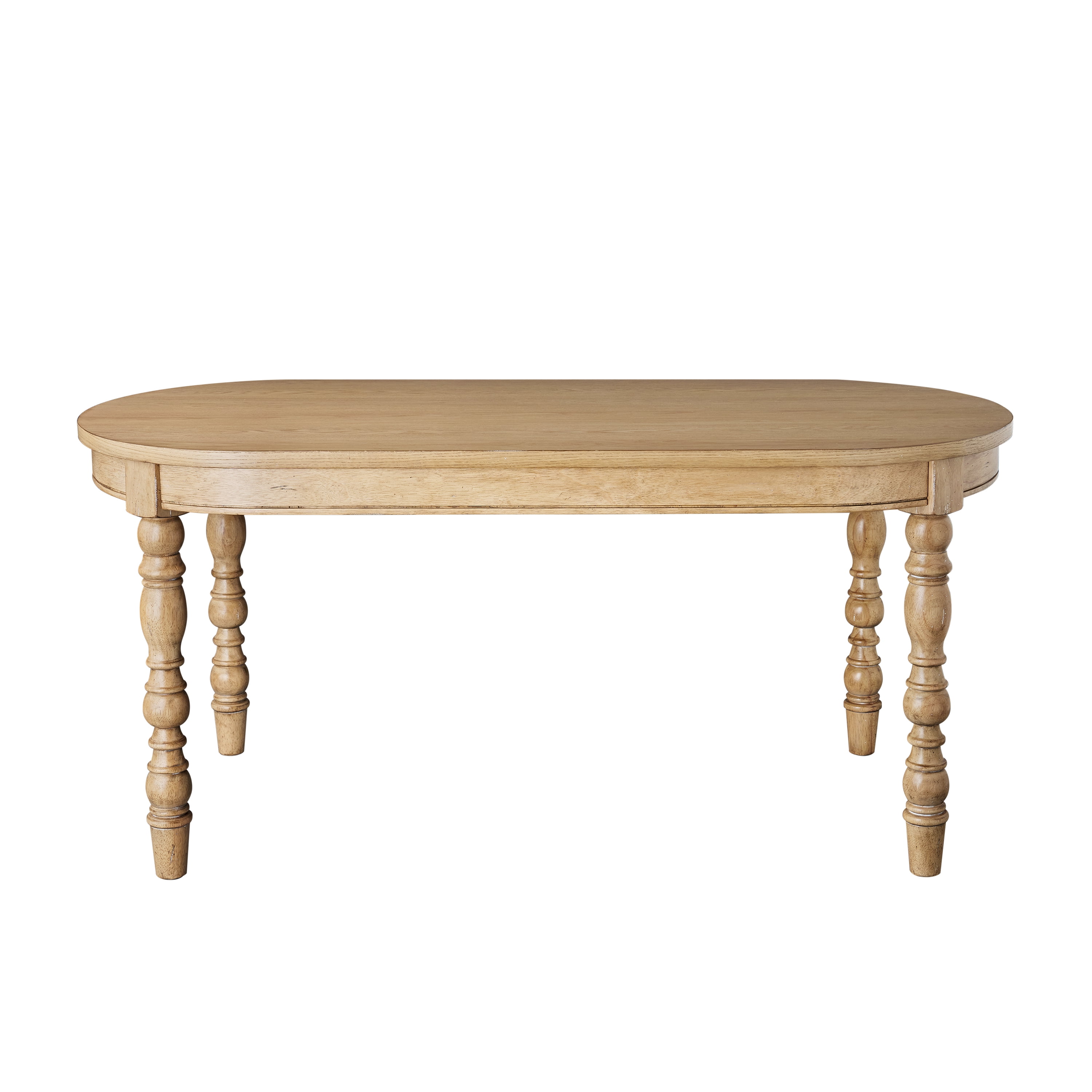 The Pioneer Woman Willa Dining Table, Heirloom Wheat Finish, Oval, Farmhouse Style