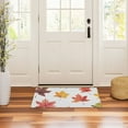 thumbnail image 3 of Yayeee Doormat for Indoor Entrance 32" x 20" Non Slippery Floor Rug, White Autumn Leaves, 3 of 8