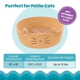 thumbnail image 5 of Catstages Bed & Basket Retreat 2-in-1 Cat Bed with Removable Cushion, Plush Cotton Rope, Tan, 15 in – Versatile Pet Bed and Toy Storage Basket, 5 of 8