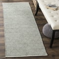 thumbnail image 2 of SAFAVIEH Boston Victoria Geometric Cotton Area Rug, Grey, 4' x 4' Square, 2 of 9