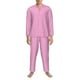 thumbnail image 3 of Balery Pink Pijama para Hombre de Dos Piezas con Manga Larga, Conjunto de Dormir y Descanso Suave con Bolsillos-Large, 3 of 5