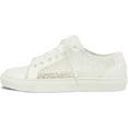 thumbnail image 5 of JIAJIA 8832A Wedding Shoes Bridal Sneakers Flats Bride Tennis Shoes Lace Sneakers Color Ivory,Size 5 B(M) US/35 EU, 5 of 7