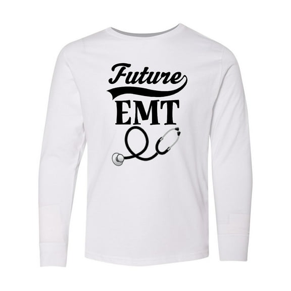 Inktastic Future EMT Emergency Tech Long Sleeve Youth T-Shirt