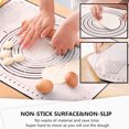 thumbnail image 4 of yeacher Silicone Pastry Mat with Measurements, Large and Thick Baking Mat, Non-Slip, Free of BPA, Fondant and Cake Rolling Mat, Kitchen Countertop Mat, 4 of 7