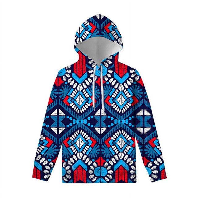 Sweat à Capuche Graphique Tribal Aztèque Ancien pour Hommes Femmes Décontracté Imprimé 3D Coloré Manches Longues Pull