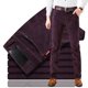 thumbnail image 3 of Pantalones casuales de pana para hombre, primavera y otoño de 2023, pierna recta, corte holgado, pantalones largos de terciopelo gruesos y cálidos para jóvenes, para invierno, 3 of 4