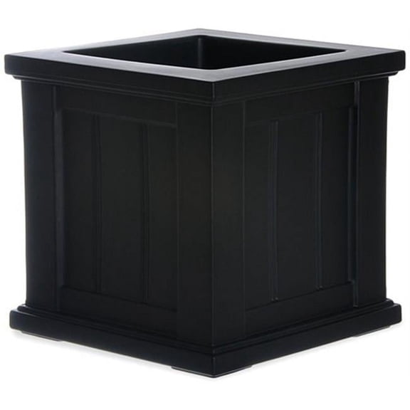 Cape Cod Patio Planter 14x14 Black