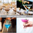 thumbnail image 5 of HONMEET Clear Plastic Cocktail Cups, Transparent Party Drinkware, Disposable Cups, 15 Pack for Events and Gatherings, 5 of 9