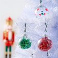 thumbnail image 5 of 24 Uds Bolas de Navidad Rellenables de PláStico Transparente 8Cm DIY Adorno de áRbol de Navidad DecoracióN Manualidades, 5 of 5