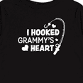 thumbnail image 4 of Inktastic I Hooked Grammy's Heart with Fishing Rod Boys or Girls Long Sleeve Toddler T-Shirt, 4 of 5