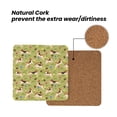 thumbnail image 4 of Xecao Running Beagle for MDF Cork Coaster 4 Pcs,Drink Coasters,Suit for House Warming Gifts New Home ,Coffee Table Decor-Square, 4 of 7