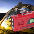 thumbnail image 2 of Radio de emergencia multifuncional Radio de manivela de plástico con carga USB AM FM NOAA, 2 of 9