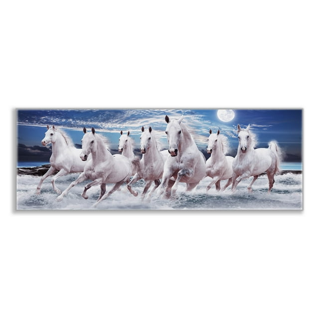 Fine Art Canvas of Seven Horses