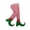 Red, variant on Elf Legs Christmas Tree Ornament Funny Plush 15 Inch, Bendable Santa Legs Kicker Decor for Xmas Tree, Wall, Fireplace and Holiday Party