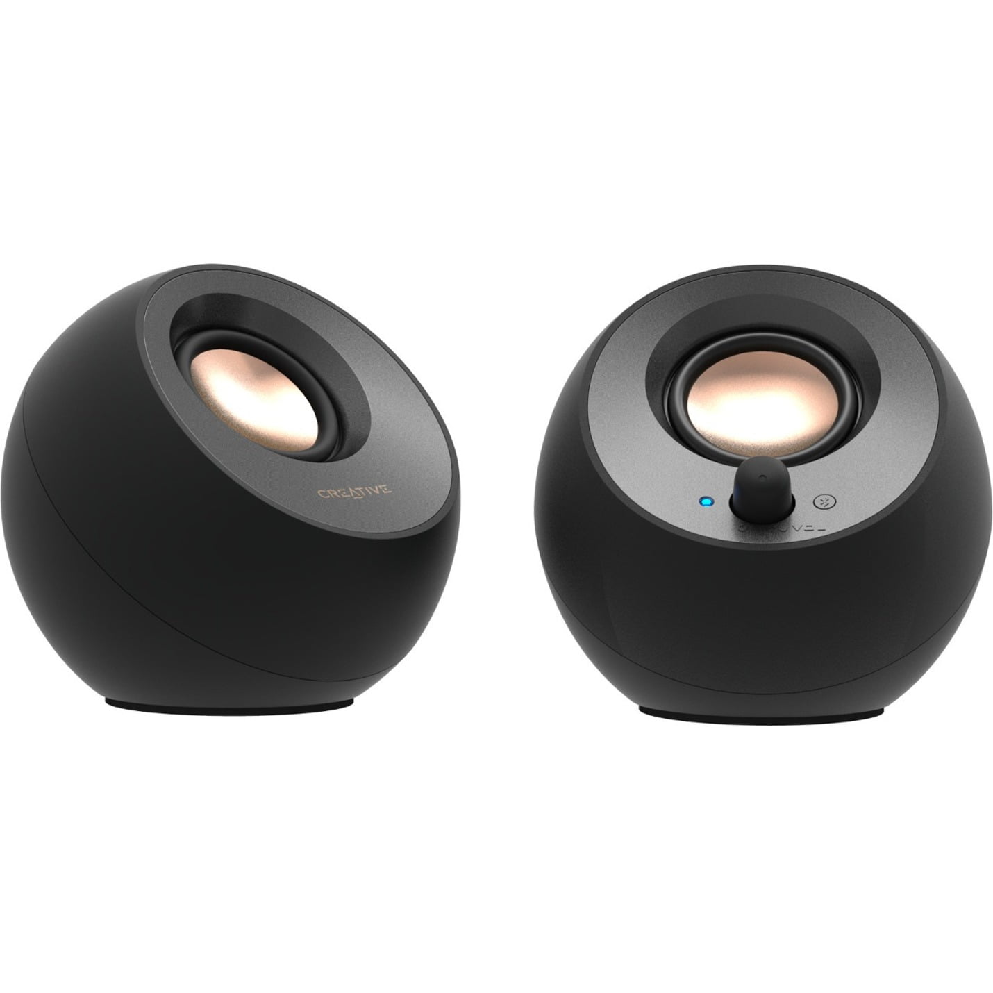 Creative Pebble V3 2.0 Bluetooth Speaker System, 8 W RMS, Black