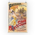 thumbnail image 1 of Parisiana - Paris-Snob Revue Vintage Poster (artist: Choubrac) France c. 1897 (16x24 Giclee Gallery Print, Wall Decor Travel Poster), 1 of 1