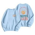 thumbnail image 2 of Overstimulated Moms Club Sweatshirts for Women Long Sleeve Crewneck Mom Sweatshirt Mam Shirt Pullover Tops, 2 of 8