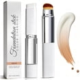 thumbnail image 2 of Upgrade 2 in 1 Blanc Cover Cream Stick V - Color Changing Foundation Stick with Volufiline - Hydrating Concealer Base Makeup, Dual-Ended with Built-in Brush, Portable for Daily Use, 2 of 8