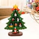 thumbnail image 4 of Decoración de árbol de Navidad de madera creativa ligera para de mesa Pequeño Plaid Verde Yuyangstore Árbol del festival, 4 of 7