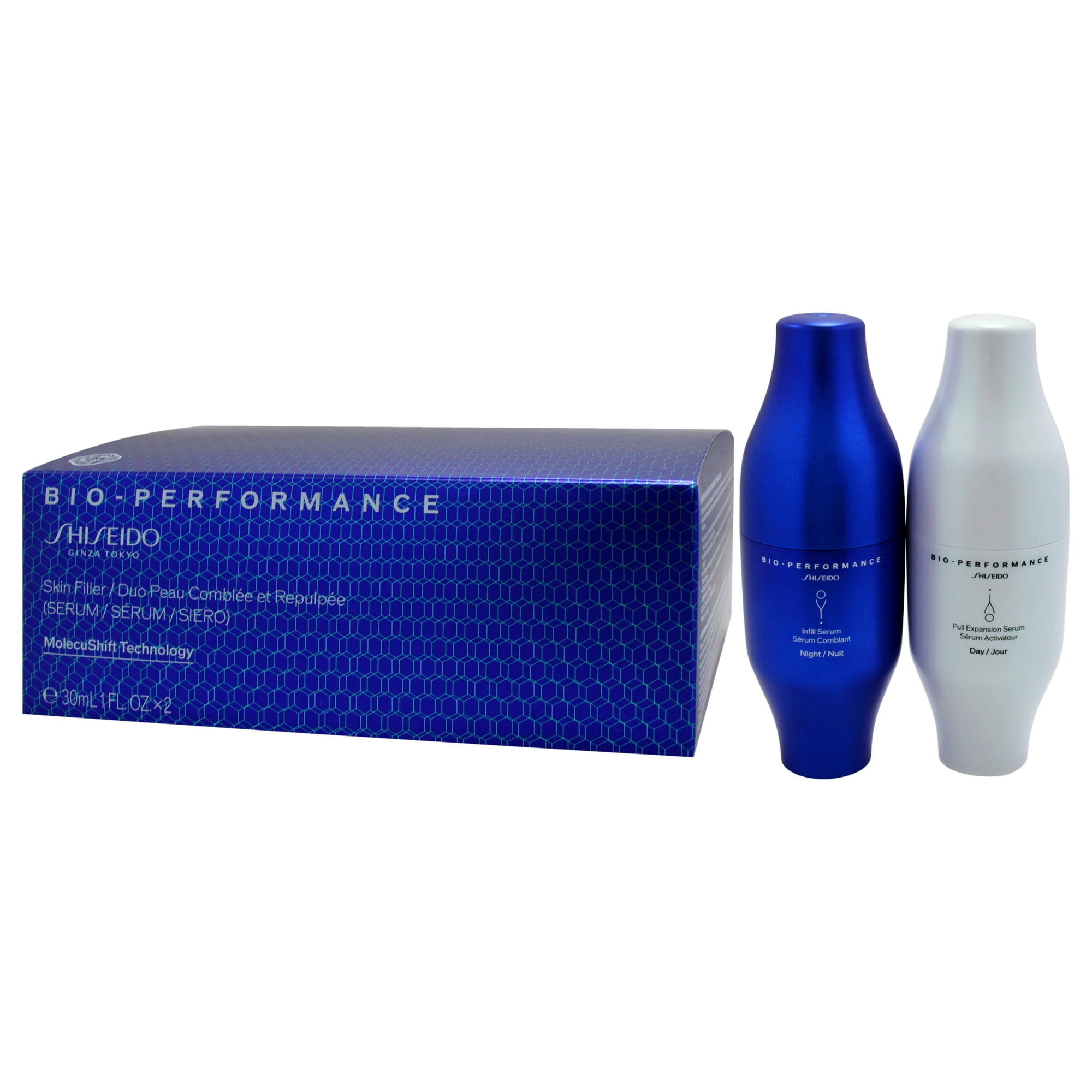美容液 bio preferences SHISEIDO Shiseido Bio-Performance Hydrating Skin Filler Serum, 2X30ml, for