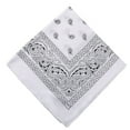 thumbnail image 1 of Meitianfacai Paisley Bandanas Multi Colored Set Cowboy Bandana Head Scarf Double Sided, White, 1 of 1
