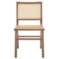 thumbnail image 5 of SAFAVIEH Couture Hattie Contemporary Rattan Solid Dining Chair, Brown (Set of 2), 5 of 13