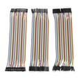 thumbnail image 1 of 120pcs 20cm 2.54mm 1pin Jumper Wire DuPont Cable for Arduino, 1 of 6