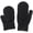 Black, variant on Women Warm Knit Mittens - Winter Soft Warm Elastic Faux-Rabbit-Fur Gloves Mittens for Cold Weather