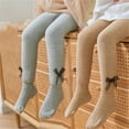 thumbnail image 4 of Toddler Kids Baby Girls Cotton Leggings Knitted Pantihose Stretchy Basic Full Length Pants Pantyhose For Spring Autumn Stocking, 4 of 6
