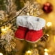 thumbnail image 3 of Botas Navideñas De Tela Roja Decoración Colgantes Navideños Creativos Colgantes Para El Árbol De Navidad Adecuados Para Todo Tipo De Escenarios, 3 of 4