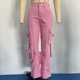 thumbnail image 3 of Pantalones vaqueros holgados Harajuku para mujer pantalones Cargo rectos estilo Y2K ropa femenina FLhrweasw Para estrenar, 3 of 8