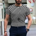thumbnail image 5 of JINMGG Mens Tops under $5,Men's Unisex Daily T Shirt 3D Print Graphic Prints Animal Print Long Sleeve Tops Casual Bloue,White XXXL, 5 of 9