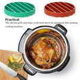 thumbnail image 3 of Inteprter Rejilla para asar, soporte para asar, accesorios redondos rojos para el hogar, utensilios de cocina, utensilios de cocina para barbacoa Cocina y Comedor Rojo Inteprter HA083929-02, 3 of 6