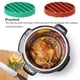 thumbnail image 4 of Bewildely Rejilla para asar, soporte para asar, accesorios redondos rojos para el hogar, utensilios de cocina, utensilios de cocina para barbacoa Cocina y Comedor Rojo Bewildely HA083929-02, 4 of 6