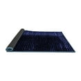 thumbnail image 2 of Ahgly Company Indoor Square Abstract Blue Modern Area Rugs, 6' Square, 2 of 4