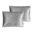 thumbnail image 4 of Grace Living Aashvi Crinkle Velvet 3pc Comforter Set - 2 Pillow Shams, 1 Comforter, 4 of 5