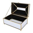thumbnail image 2 of Caja de pañuelos con superficie de espejo para el hogar, caja de almacenamiento de pañuelos y servilletas para sala de estar (S), 2 of 5