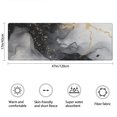 thumbnail image 3 of Black White Gold Marble Pattern Bathroom Rugs Mat,Non Slip Microfiber Bathroom Rug,Rubber Backing,Soft Bathroom Mats for Bathroom Floor,Tub and Shower,47x17in(120x43cm), 3 of 5
