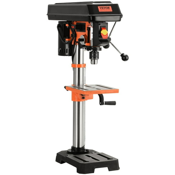 10" 5-Speed Benchtop Drill Press 3.2A Cast Iron Construction 610-2800 RPM