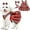 Red, variant on Dalrosia Pet Dress Clothes for Small Dogs Cats Girl Plaid Bow Tie Dog Harness Dresses Leash Set with Pearls Bow Accessories Birthday Puppy Dress Shih Tzu Yorkies Chihuahua Outfits