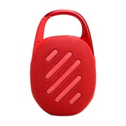 JBL Clip 5 Bluetooth Speaker and divvi! Protective Case Bundle - Red