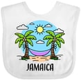 thumbnail image 3 of Inktastic Summer Vacation in Jamaica Boys or Girls Baby Bib, 3 of 4