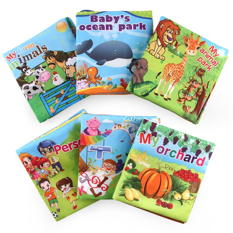 Infant Baby Cloth Books Early Learning Educational Toys For Children 0