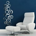 thumbnail image 1 of Circles Mirror Style Removable Decal Vinyl Art Wall Sticker Home Decor, 1 of 3