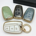 thumbnail image 2 of BUYISI For Tpu Car Key Case Cover Holder Fob For Hyundai For Santa For Santafe 2018 For G80 Green Tea Four Keys, 2 of 3